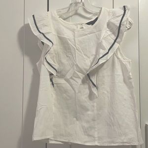 Banana Republic Factory Ruffle cotton top